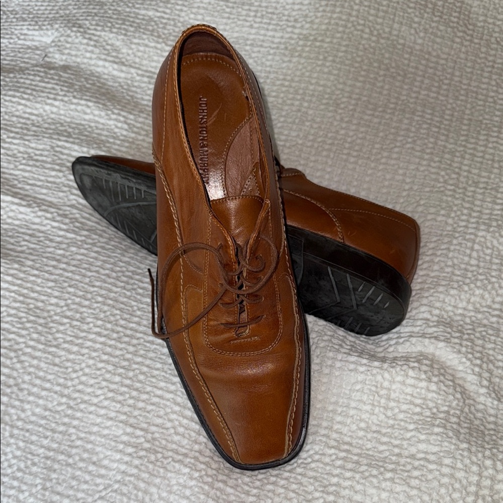 Johnston and Murphy Brown Leather Men's Shoes
